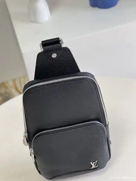 Official oldcobbler VUITTON SLING BAG AVENUE LOUIS 0705